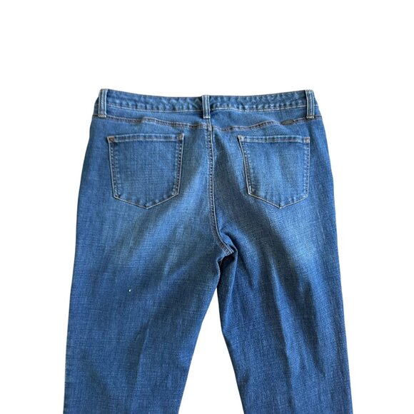 INC Macys Medium Wash Boyfriend Jeans Size US 16 - Picture 2 of 6